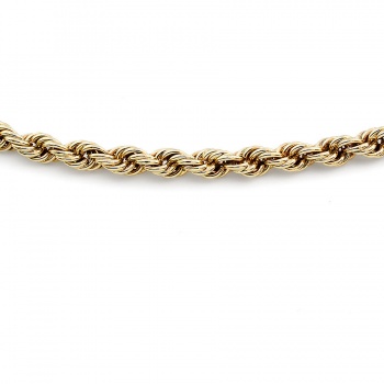 9ct gold 24.8g 18 inch rope Chain